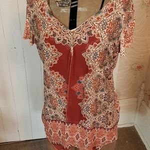 Energe split front shirt